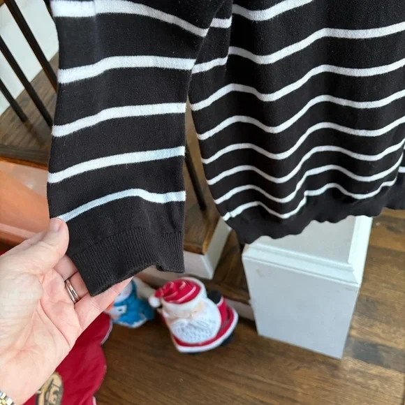 LOFT Cotton Striped Sweater - MP - Picture 4 of 5